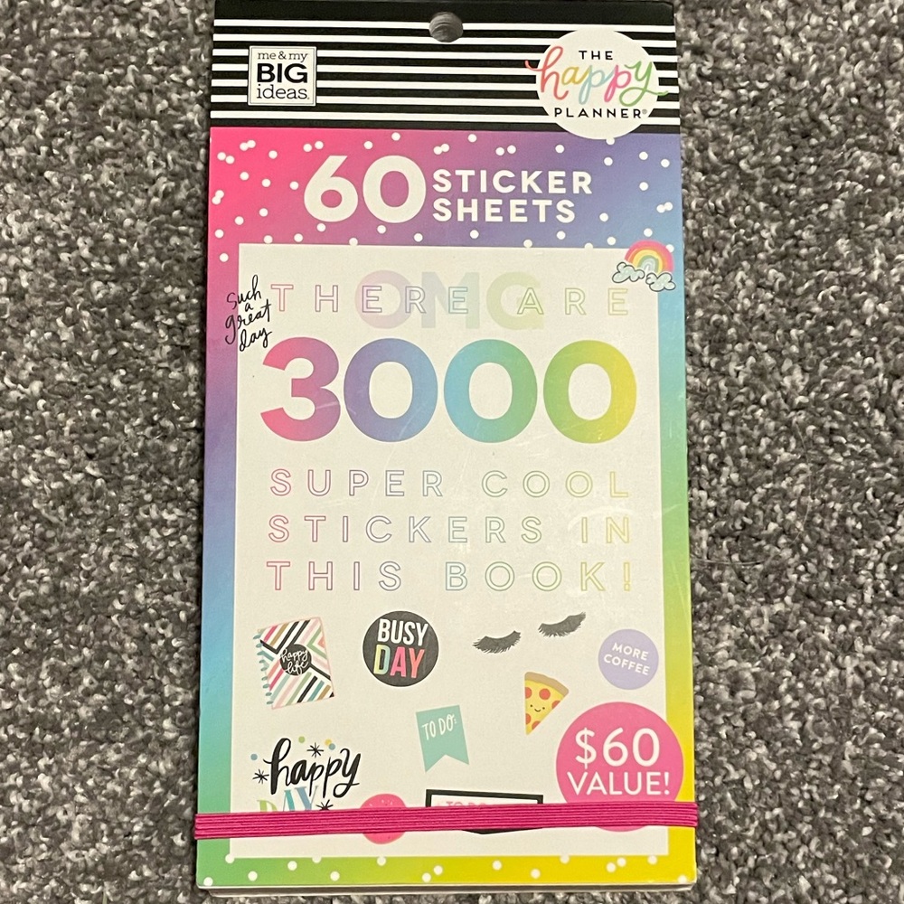 The Happy Planner Supercool Mega Value Sticker Pack